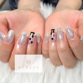 ネイル ❤️💛REBEST 京橋 nailのネイルデザイン