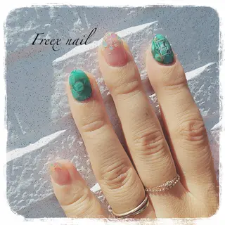 ネイル Freex nail所属・freex nail /ニュアンス/個性派のネイルデザイン