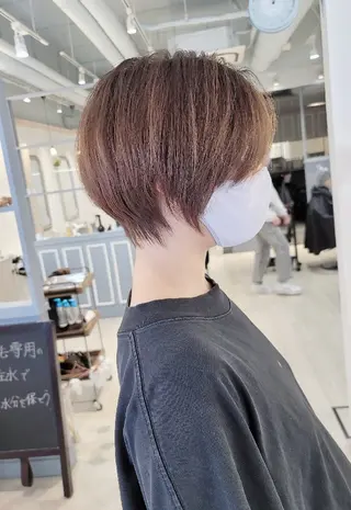 ショート ナガシマ ケイスケのヘアスタイル