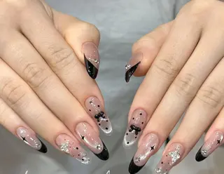 ネイル By moonネイル 🌷ワンホン/韓国風のネイルデザイン