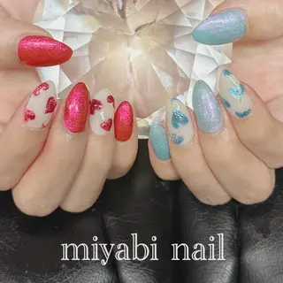 ネイル miyabi nail 桂川駅近くのネイルデザイン