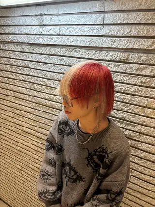 ショート カラー メンズ earth赤羽店所属・小井沼 佑悠のヘアスタイル