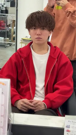 ショート カラー Pia Yakuin所属・岩佐 柚太のヘアスタイル