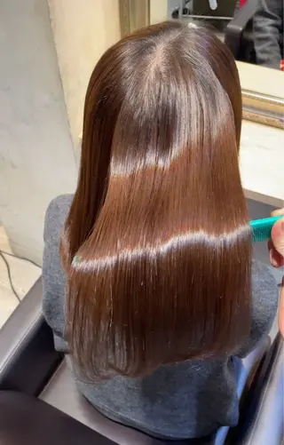 セミロング 🩵Lutia新宿 ヒイラギ🩵のヘアスタイル