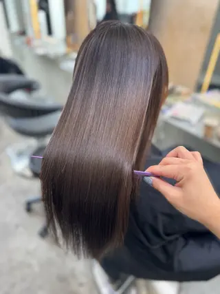 セミロング 韓国レイヤー/髪質 改善🎀ちなみのヘアスタイル