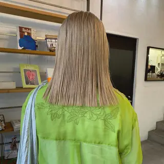 ミディアム カラー ハッシュカット カシマハヤトのヘアスタイル