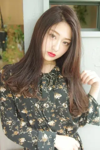 ロング 藤田 義剛のヘアスタイル