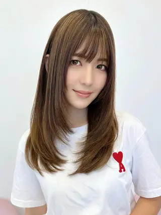 ロング 🫧美髪カラー🫧艶 カラー🫧北堀江坂本のヘアスタイル