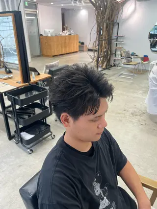 メンズ 白元 優真のヘアスタイル