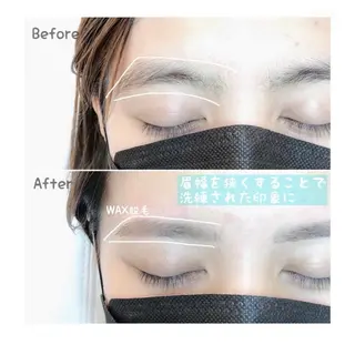 アイブロウ WHITE  EYE　京橋店所属・WHITE EYE 京橋店の眉毛・アイブロウイメージ