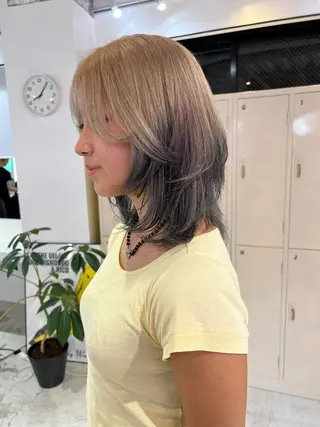 ミディアム 💥ウルフカット デザインあんな💥のヘアスタイル