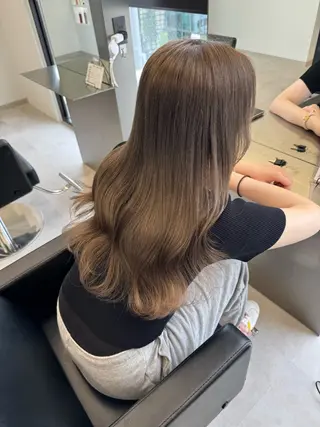 ロング カラー エクステ/透明感 韓国ヘア/KENTAのヘアスタイル