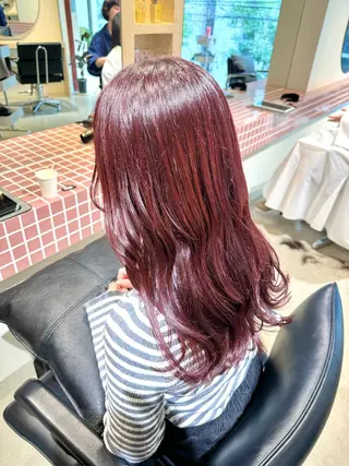 ロング カラー 髪質改善マスター 長尾勇弥/梅田中津のヘアスタイル