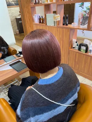 カラー 種子田 結理のヘアスタイル
