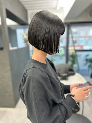 ショート カラー 似合わせスタイル 岡田勇哉のヘアスタイル