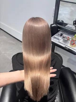 ロング JILL    hair所属・maki💖 ボブ/縮毛矯正のヘアスタイル