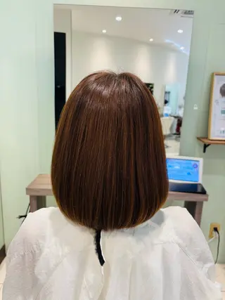 ミディアム EARTH／M稲毛店所属・KATO NATSUMIのヘアスタイル