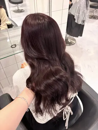 ロング カラー 表参道♡暗髪^ྀི 艶カラー♡アユミのヘアスタイル