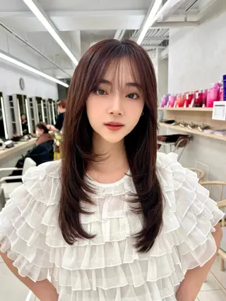 ロング ショート/ボブ/ 白髪ぼかし/しんやのヘアスタイル