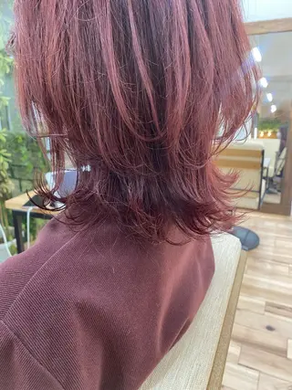 ミディアム おおつき ありかのヘアスタイル