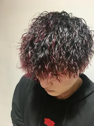 ショート パーマ メンズ 🦩パーマン🦩佐藤 航太のヘアスタイル