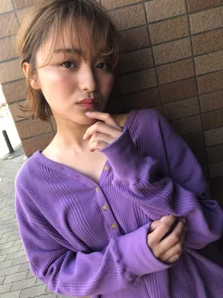 ショート StellA所属・アートディレクター ワダヒサノリのヘアスタイル