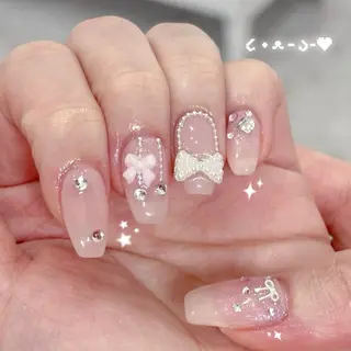 ネイル 🩰ミキ/韓国♡ girlyネイル🩰のネイルデザイン