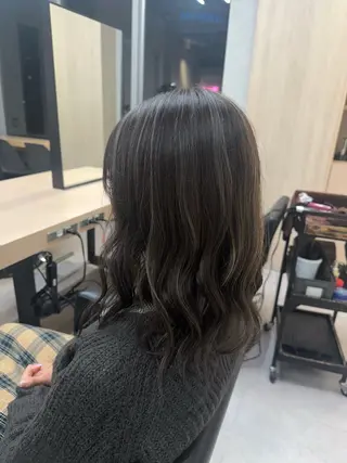 セミロング カラー 🪞個室サロン/韓国 艶髪/keito🪞のヘアスタイル