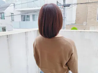 ミディアム カラー タカハシ ハヤトのヘアスタイル