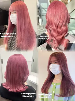 ロング カラー salowin原宿iori所属・💋ハイトーンデザイ ンヘア💋A'nyuのヘアスタイル