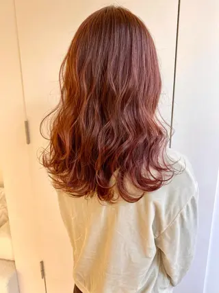 ロング カラー ヘアアレンジ GO TODAY  SHAiRE SALON岡山所属・Sana/ 耳ツボ/インナーのヘアスタイル