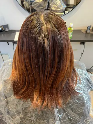 ミディアム 垢抜け/イメチェン color🦩ちあきのヘアスタイル