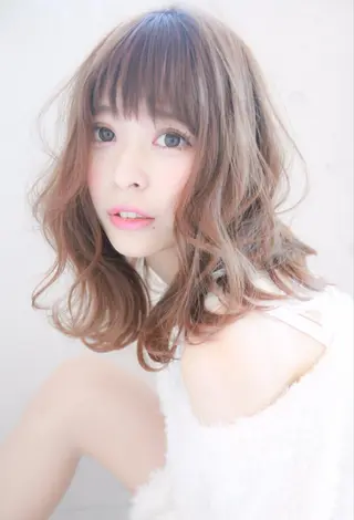 ミディアム 代官山/恵比寿所属・髪質改善/縮毛矯正 専門　代官山/恵比寿のヘアスタイル