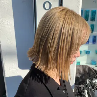 ミディアム カラー #ケアブリーチ# MASAのヘアスタイル