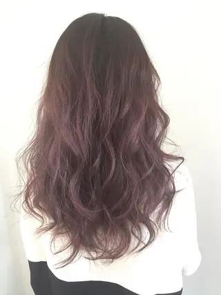 セミロング カラー ✂️小顔カット✂️ 山本有紀のヘアスタイル