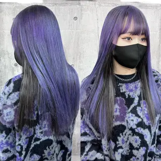 ロング カラー SHURI❤️‍🔥 中/韓mix ♡のヘアスタイル