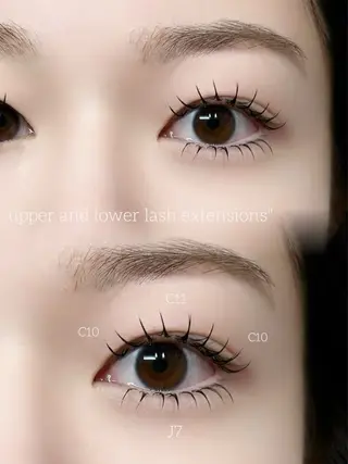 マツエク・マツパ sol cocoroのマツエク・マツパデザイン