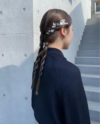 セミロング 佐伯 和佳のヘアスタイル