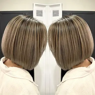 ショート カラー アンドウ ユウ/ レイヤーカット/韓国のヘアスタイル