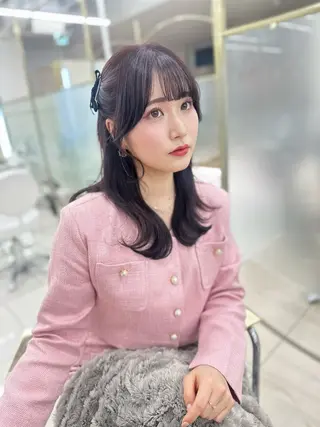 セミロング カラー COA GINZA所属・マコ / ボブカット /前髪顔まわりカットのヘアスタイル