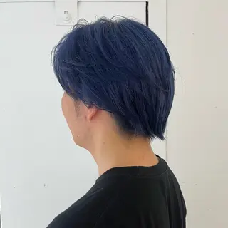 ショート カラー メンズ Kurume／ NORA UMEDAのヘアスタイル