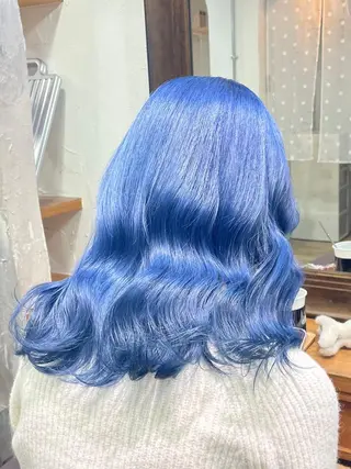 ミディアム LORE福岡天神 韓国/ブリーチのヘアスタイル