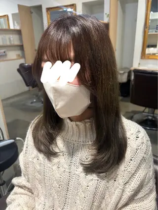 セミロング 堀井 彩加のヘアスタイル