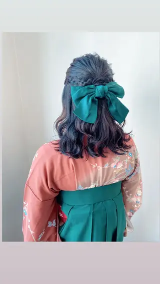 ミディアム すみす🎀ヘアメ/ 艶カラー/エクステのヘアスタイル