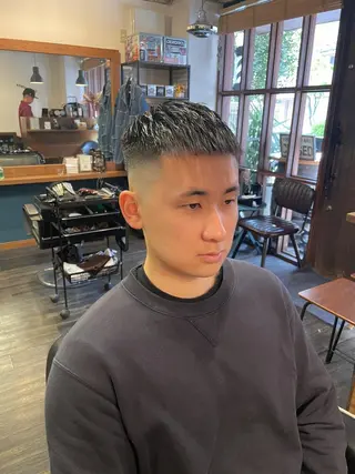 メンズ 早稲田/メンズ専門 /フェード/葛西裕季のヘアスタイル