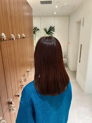 ミディアム カラー ✨髪質改善 縮毛矯正 艶髪 立川 コウキ✨のヘアスタイル