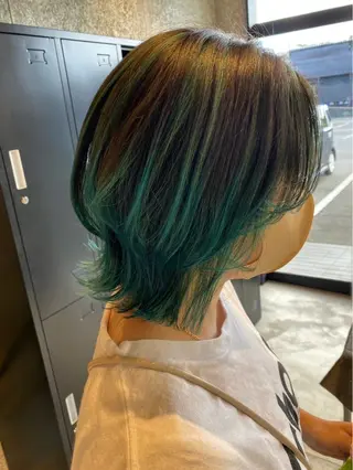 セミロング カラー トップスタイリスト 🖤sachikaのヘアスタイル