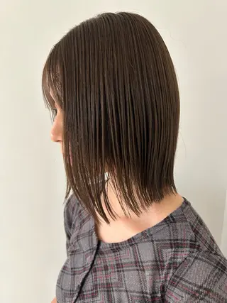 ミディアム カラー ケアパーマ/ケアブリ ーチdaisukeのヘアスタイル