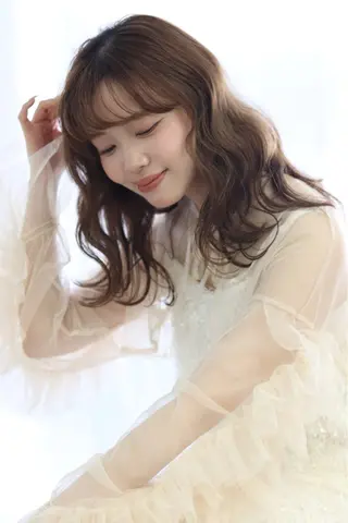 ミディアム パーマ 🌹牧口 瑠夏🌹のヘアスタイル