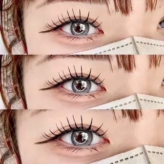 マツエク・マツパ eye＋nano所属・韓国風束感まつ毛🩵 Nozomiのマツエク・マツパデザイン